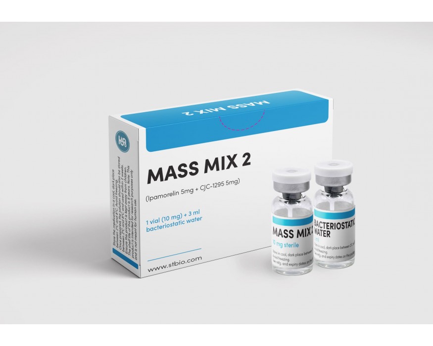 MASS MIX 2 10mg (Ipamorelin 5mg + CJC 1295 5mg) MASS MIX 2 10mg (Ipamorelin 5mg + CJC 1295 5mg)